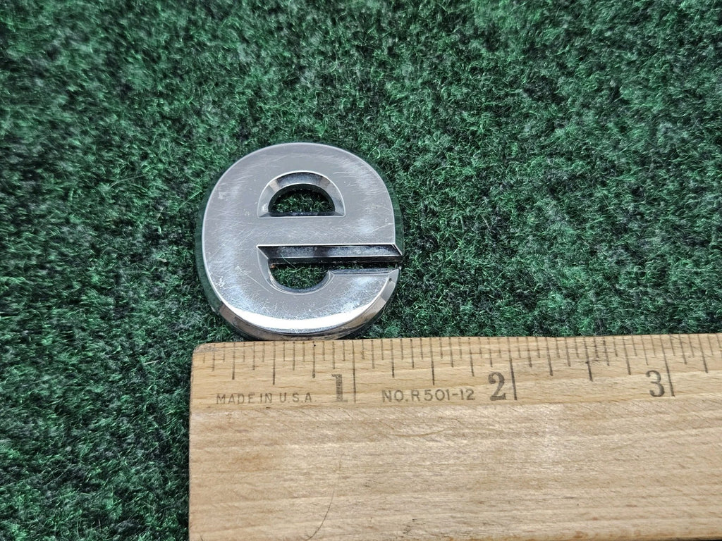 Jeep OEM "E" Chrome Hood Hatch Individual Letter Emblem Badge Logo Nameplate 7S8