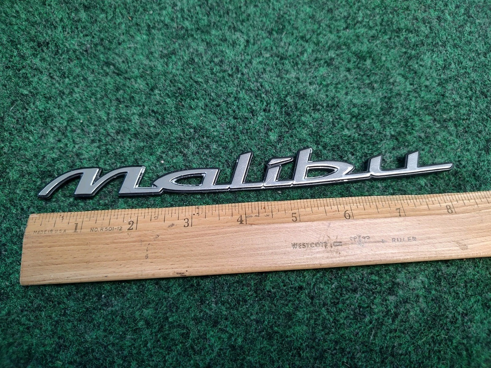 1997-2003 Chevy Malibu Chrome Rear Emblem Badge Logo Nameplate Name Plate 2S2