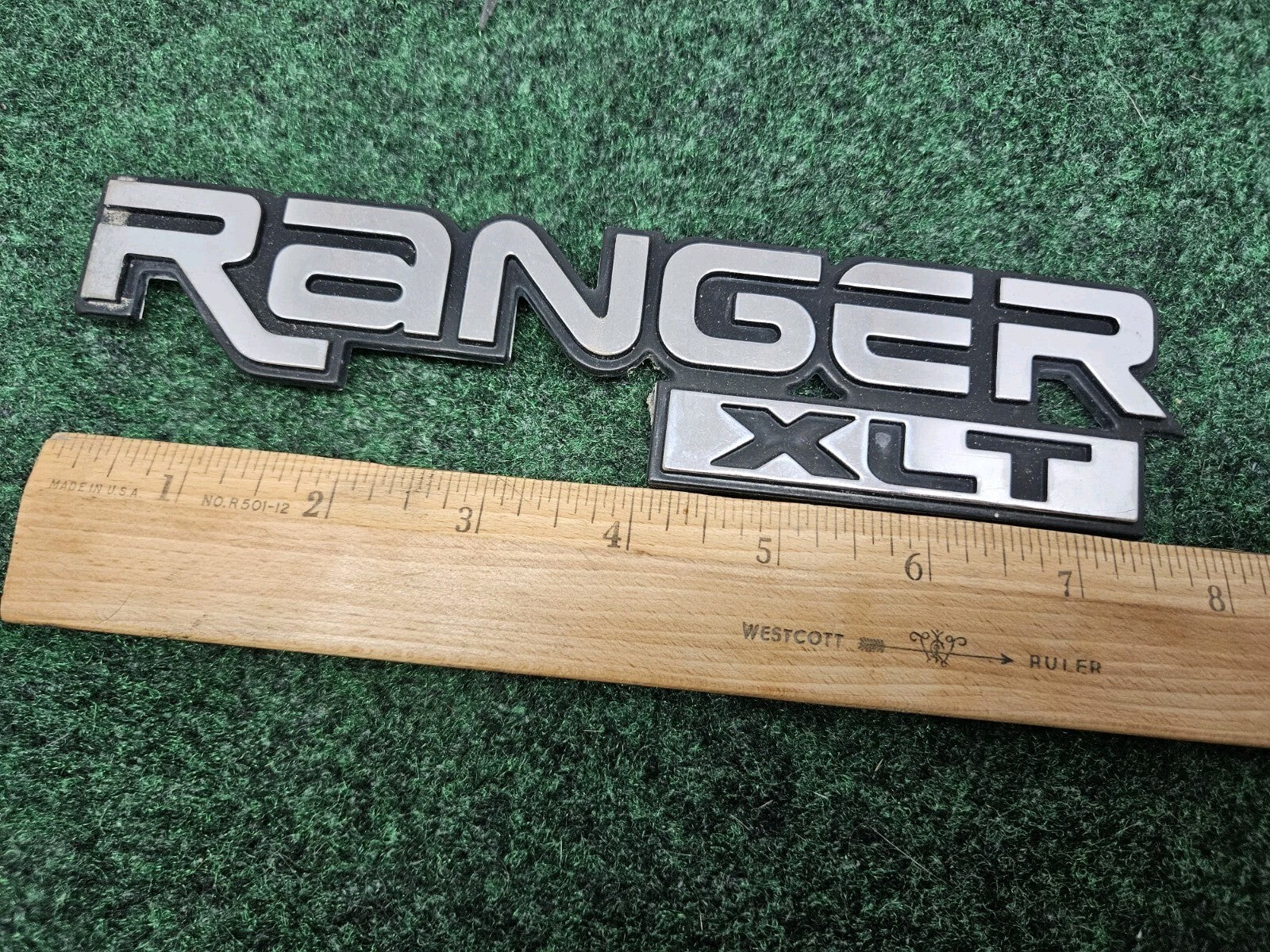 Ford 1993-2005 Ranger XLT Chrome Fender Emblem Badge Nameplate F67B16B114BA 7S8