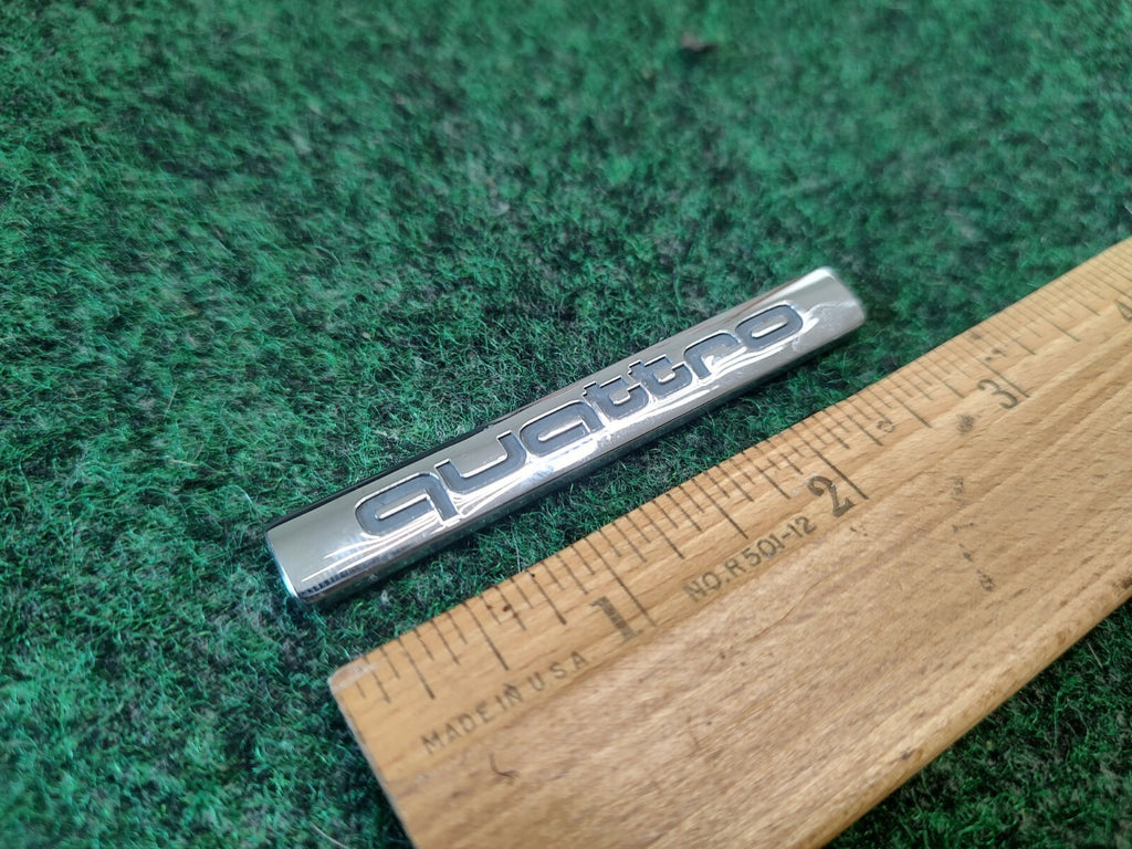 OEM AUDI A3 A4 A5 A6 A7 REAR TRUNK QUATTRO EMBLEM BADGE DECAL NAMEPLATE 3S9