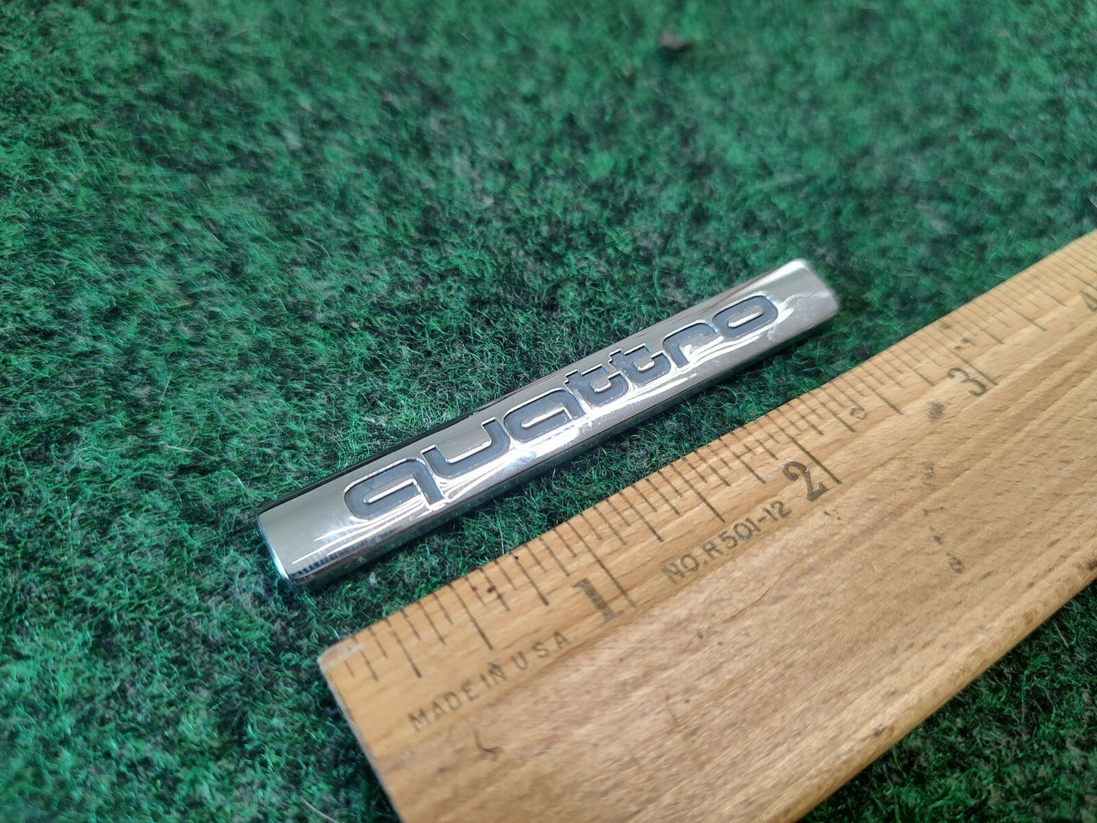 OEM AUDI A3 A4 A5 A6 A7 REAR TRUNK QUATTRO EMBLEM BADGE DECAL NAMEPLATE 3S9