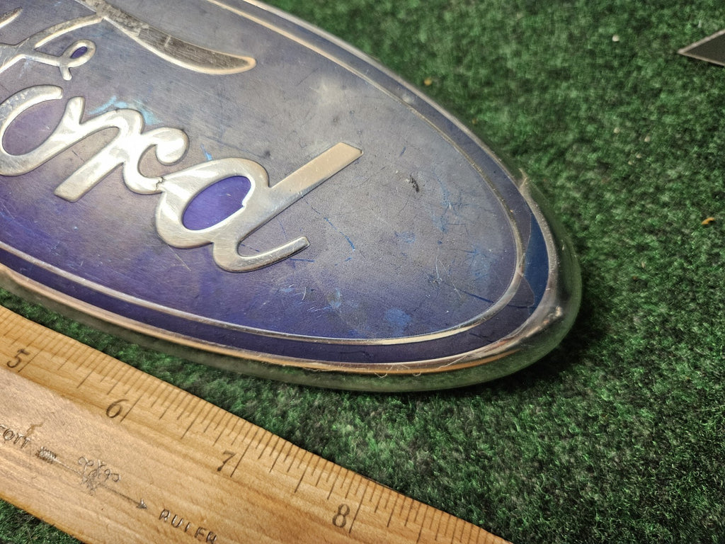 Ford Front Grille Emblem OEM 4L34-15402A16-AB 4L34-15402A16-BA Oval Badge 9" 3M4