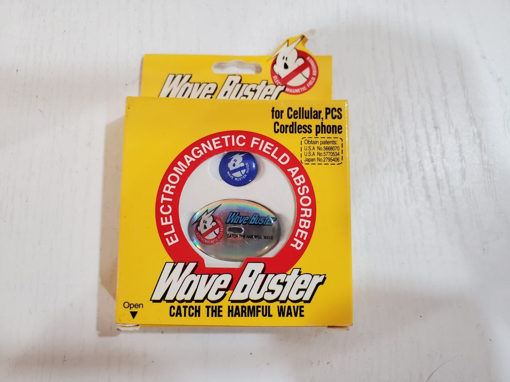 (4) New Wave Buster Electromagnetic Wave Absorber for Cell Phone PC Cordless 6L4