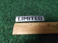 OEM Limited Chrome 3.75" Emblem Badge Logo Nameplate Name Plate Insignia 7S1