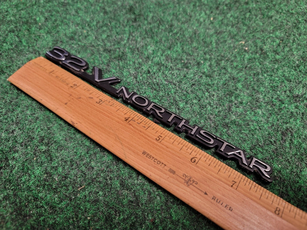 Cadillac OEM 32V Northstar 7.5 Rear Emblem Badge Logo Nameplate Name Plate V 1M3