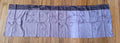 NEW Window Valance With Floral Design Plum Purple 58 INCHES BY 18 Inches 9L9