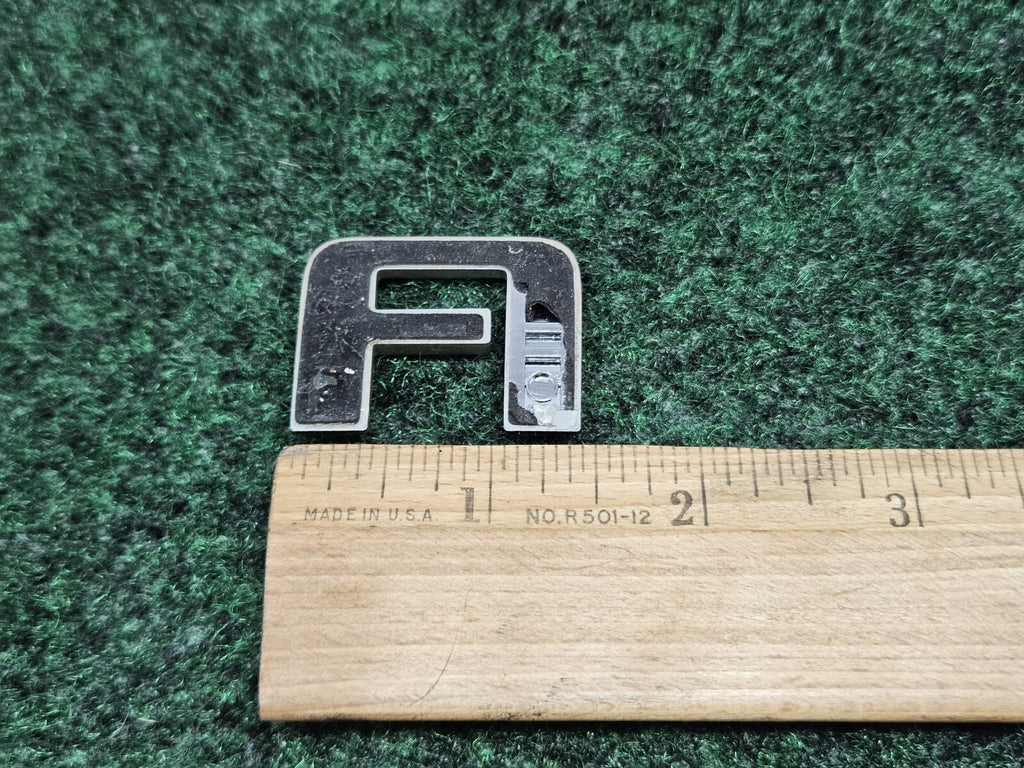 OEM "A" Chrome Individual Letter Lettering Emblem Badge Logo Nameplate A 2S2