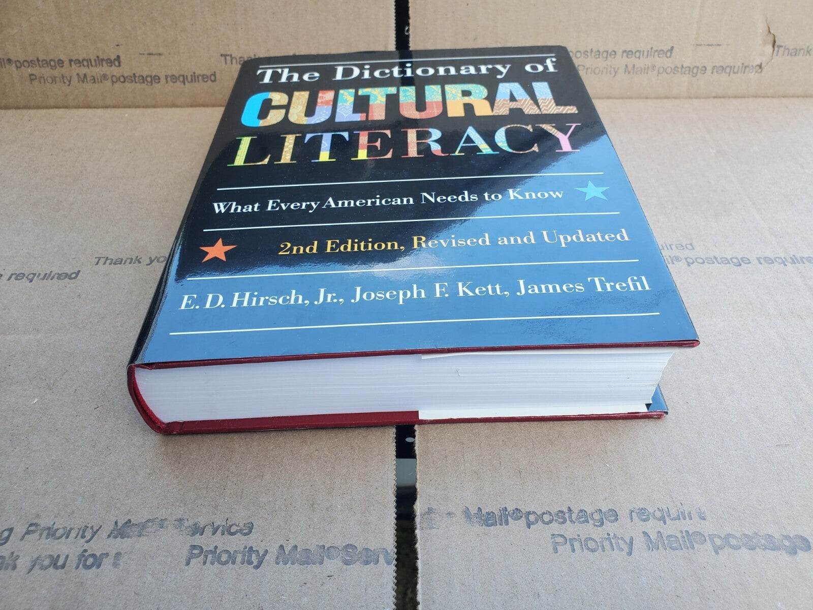 The Dictionary of Cultural Literacy - Hardcover By James Trefil B8