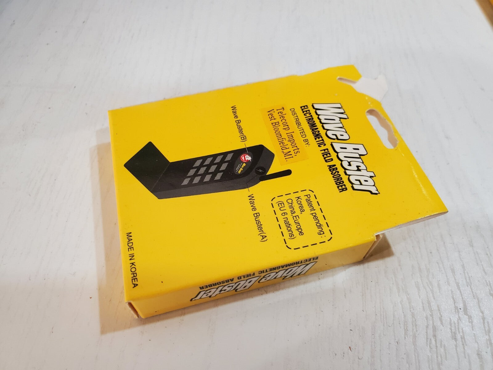 (4) New Wave Buster Electromagnetic Wave Absorber for Cell Phone PC Cordless 6L4