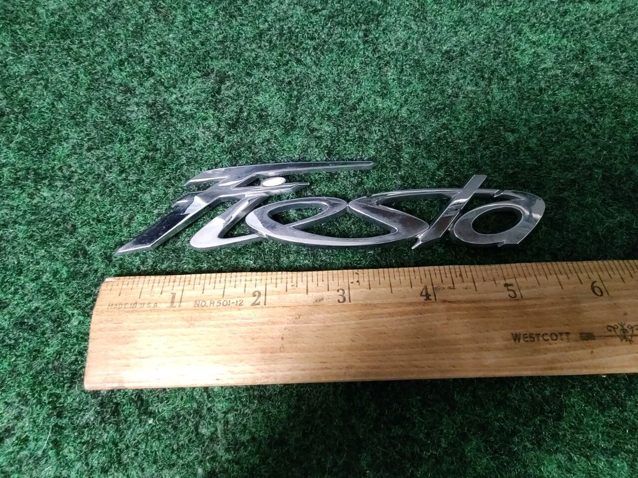 2011 - 2019 FORD FIESTA REAR CHROME EMBLEM LOGO BADGE LETTERS SYMBOL OEM 7S1
