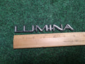 Chevy OEM Lumina Chrome 6" Rear Trunk Emblem Badge Logo Nameplate Name Plate 2S4