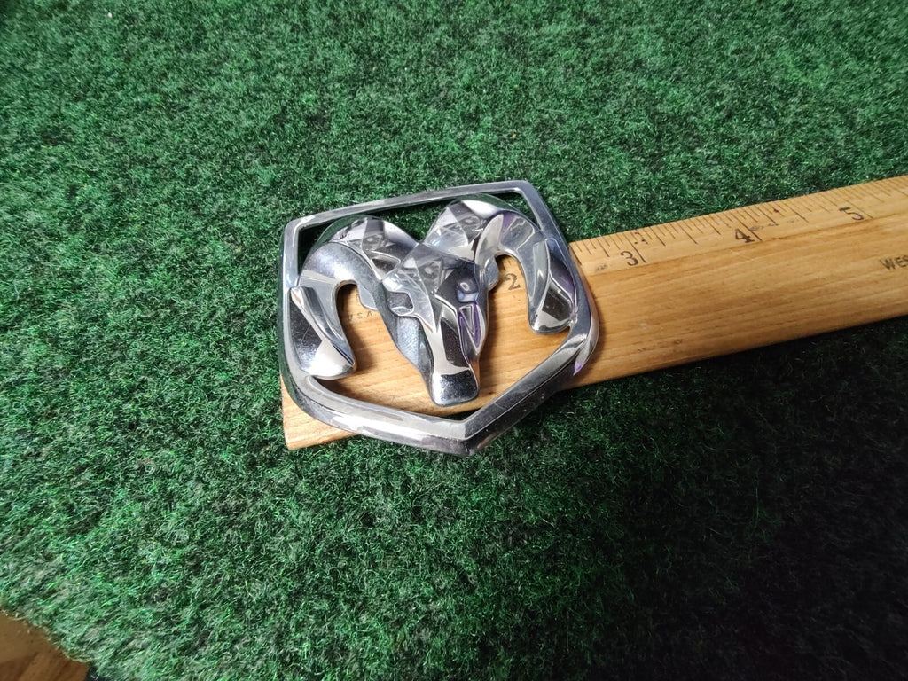 Dodge Front Grille Emblem Logo Badg OEM Name Plate Name See Measurements 1S3