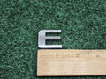 OEM Chrome "E" Hood Hatch E Individual Letter Emblem Badge Logo Nameplate 2S2