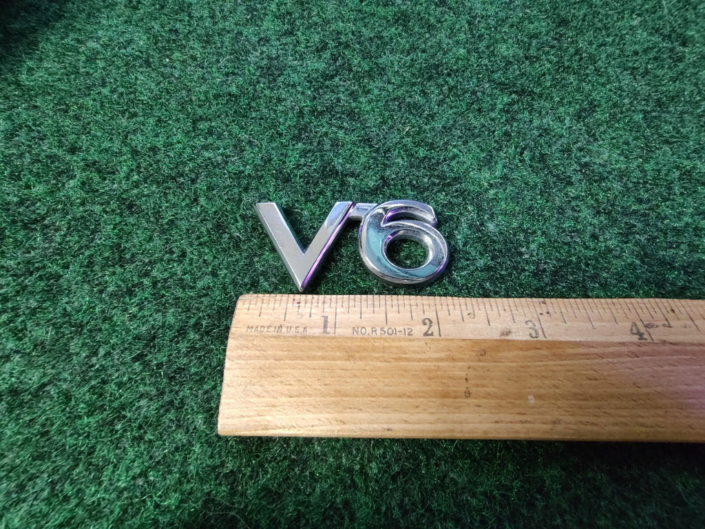 1992 - 1996 Toyota Camry V6 Emblem Logo Letters Badge Trunk Rear Chrome OEM 1M6