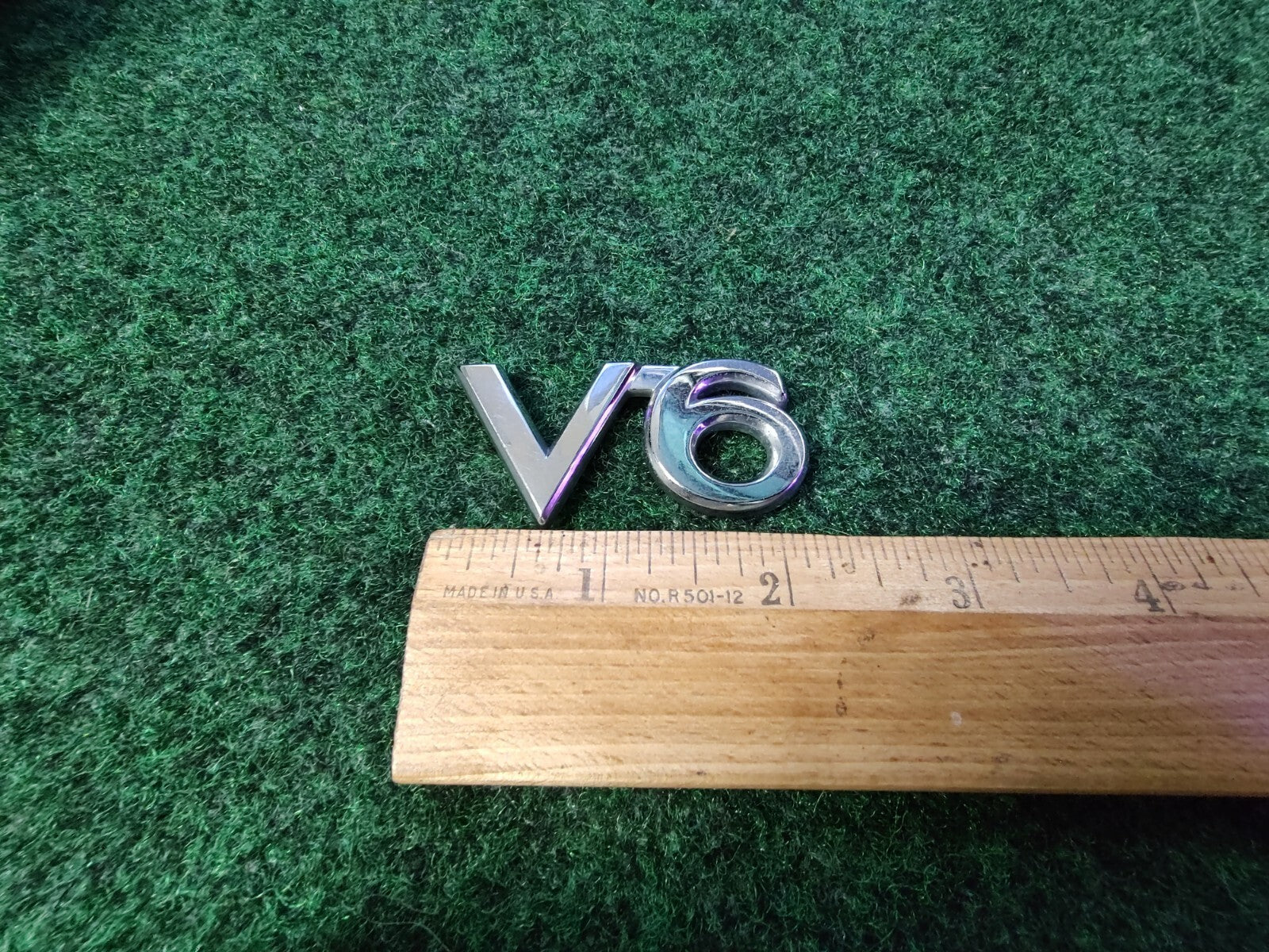 1992 - 1996 Toyota Camry V6 Emblem Logo Letters Badge Trunk Rear Chrome OEM 1M6