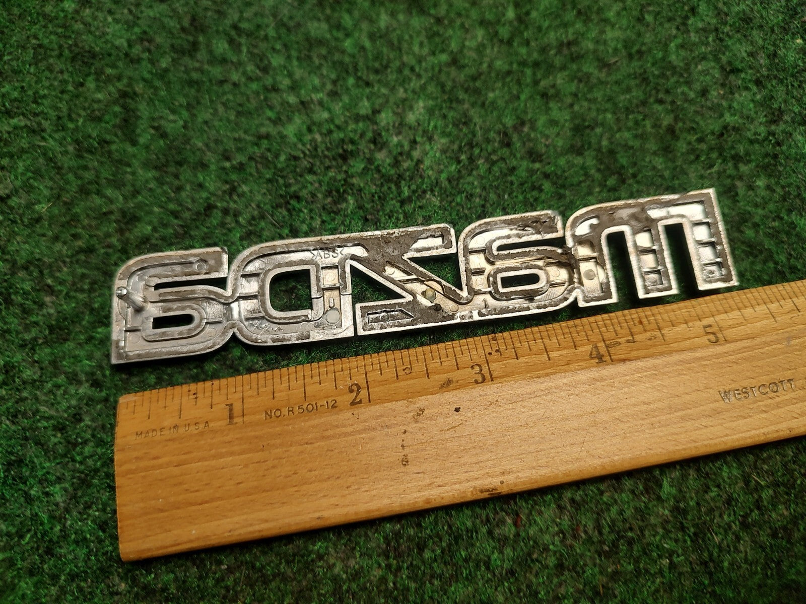 Mazda OEM Chrome Plastic 5.5" Emblem Badge Logo Nameplate Name Plate 1S1