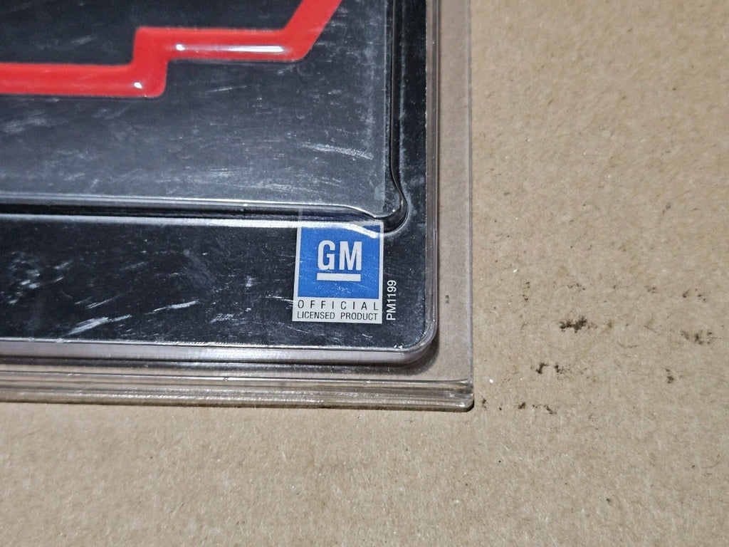 Chroma Chevy Chevrolet Domed Emblemz Red Black Logo EL9